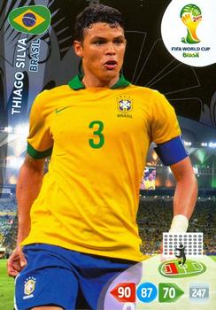 2014 Panini Adrenalyn XL FIFA World Cup Brazil #NNO Thiago Silva Front