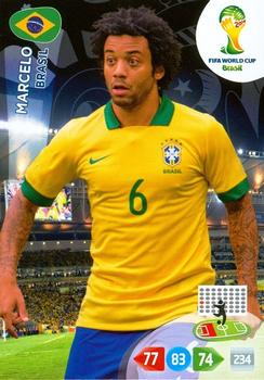 2014 Panini Adrenalyn XL FIFA World Cup Brazil #NNO Marcelo Front