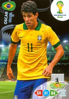 2014 Panini Adrenalyn XL FIFA World Cup Brazil #NNO Oscar Front