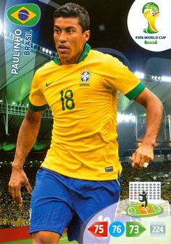 2014 Panini Adrenalyn XL FIFA World Cup Brazil #NNO Paulinho Front