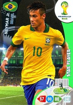 2014 Panini Adrenalyn XL FIFA World Cup Brazil #NNO Neymar Front