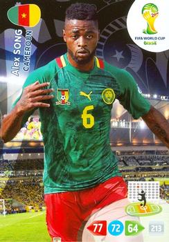 2014 Panini Adrenalyn XL FIFA World Cup Brazil #NNO Alex Song Front
