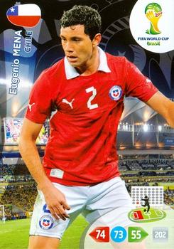2014 Panini Adrenalyn XL FIFA World Cup Brazil #NNO Eugenio Mena Front