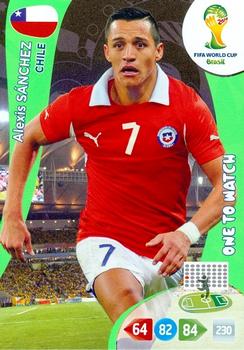 2014 Panini Adrenalyn XL FIFA World Cup Brazil #NNO Alexis Sanchez Front