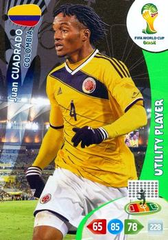 2014 Panini Adrenalyn XL FIFA World Cup Brazil #NNO Juan Cuadrado Front