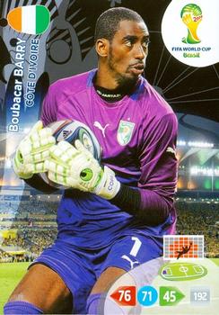 2014 Panini Adrenalyn XL FIFA World Cup Brazil #NNO Boubacar Barry Front