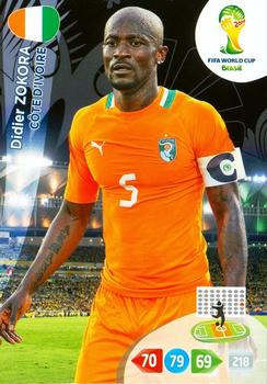2014 Panini Adrenalyn XL FIFA World Cup Brazil #NNO Didier Zokora Front