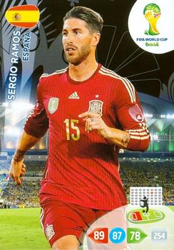 2014 Panini Adrenalyn XL FIFA World Cup Brazil #NNO Sergio Ramos Front