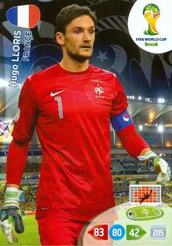 2014 Panini Adrenalyn XL FIFA World Cup Brazil #NNO Hugo Lloris Front