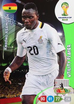 2014 Panini Adrenalyn XL FIFA World Cup Brazil #NNO Kwadwo Asamoah Front