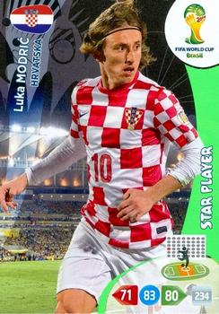 2014 Panini Adrenalyn XL FIFA World Cup Brazil #NNO Luka Modric Front