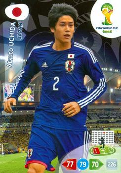 2014 Panini Adrenalyn XL FIFA World Cup Brazil #NNO Atsuto Uchida Front