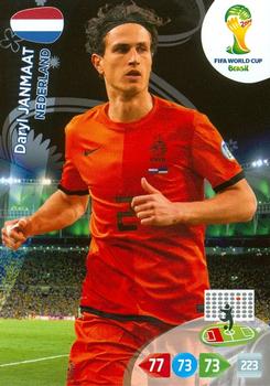 2014 Panini Adrenalyn XL FIFA World Cup Brazil #NNO Daryl Janmaat Front