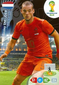 2014 Panini Adrenalyn XL FIFA World Cup Brazil #NNO Wesley Sneijder Front