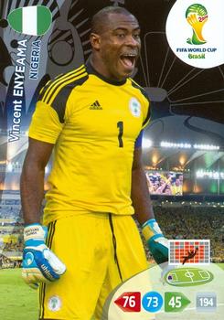 2014 Panini Adrenalyn XL FIFA World Cup Brazil #NNO Vincent Enyeama Front