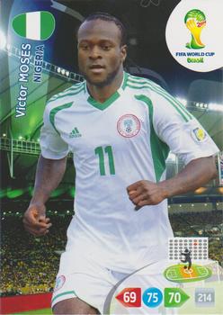 2014 Panini Adrenalyn XL FIFA World Cup Brazil #NNO Victor Moses Front
