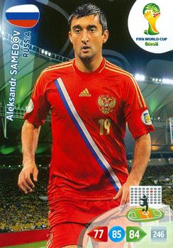 2014 Panini Adrenalyn XL FIFA World Cup Brazil #NNO Aleksandr Samedov Front