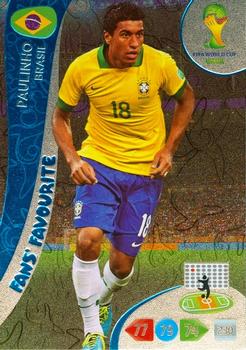 2014 Panini Adrenalyn XL FIFA World Cup Brazil #NNO Paulinho Front