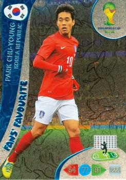 2014 Panini Adrenalyn XL FIFA World Cup Brazil #NNO Park Chu-Young Front