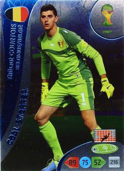 2014 Panini Adrenalyn XL FIFA World Cup Brazil #NNO Thibaut Courtois Front
