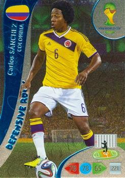 2014 Panini Adrenalyn XL FIFA World Cup Brazil #NNO Carlos Sanchez Front