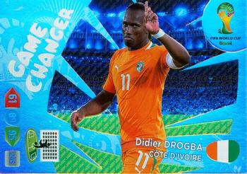 2014 Panini Adrenalyn XL FIFA World Cup Brazil #NNO Didier Drogba Front