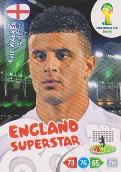 2014 Panini Adrenalyn XL FIFA World Cup Brazil #NNO Kyle Walker Front