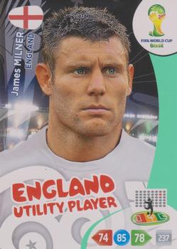 2014 Panini Adrenalyn XL FIFA World Cup Brazil #NNO James Milner Front