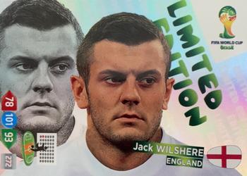 2014 Panini Adrenalyn XL FIFA World Cup Brazil - Limited Edition #NNO Jack Wilshere Front