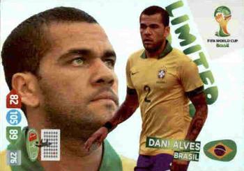 2014 Panini Adrenalyn XL FIFA World Cup Brazil - Limited Edition #NNO Dani Alves Front