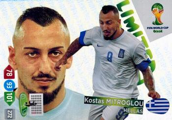 2014 Panini Adrenalyn XL FIFA World Cup Brazil - Limited Edition #NNO Kostas Mitroglou Front