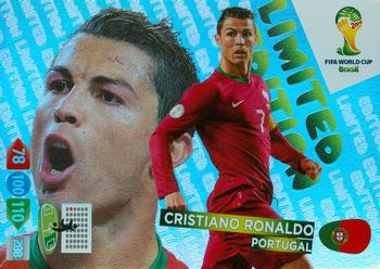 2014 Panini Adrenalyn XL FIFA World Cup Brazil - Limited Edition #NNO Cristiano Ronaldo Front
