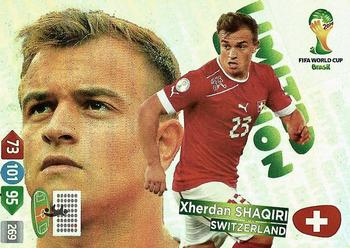 2014 Panini Adrenalyn XL FIFA World Cup Brazil - Limited Edition #NNO Xherdan Shaqiri Front