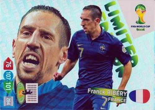 2014 Panini Adrenalyn XL FIFA World Cup Brazil - XXL Limited Edition #NNO Franck Ribéry Front