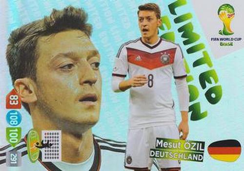 2014 Panini Adrenalyn XL FIFA World Cup Brazil - XXL Limited Edition #NNO Mesut Özil Front