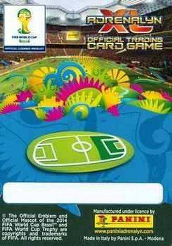 2014 Panini Adrenalyn XL FIFA World Cup Brazil - XXL Limited Edition #NNO Edinson Cavani Back