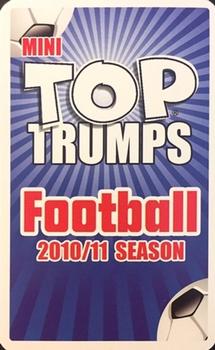 2010-11 Top Trumps Mini Football #58 James Milner Back