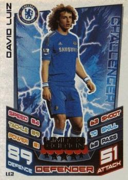 2012-13 Topps Match Attax Premier League Extra - Limited Edition #LE2 David Luiz Front