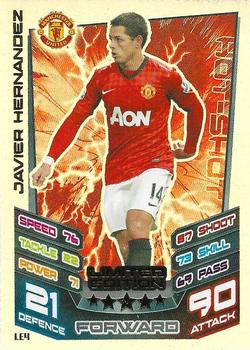 2012-13 Topps Match Attax Premier League Extra - Limited Edition #LE4 Javier Hernandez Front