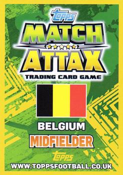 2014 Topps Match Attax World Stars #22 Axel Witsel Back