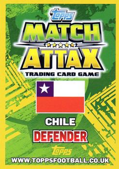 2014 Topps Match Attax World Stars #49 Gonzalo Jara Back