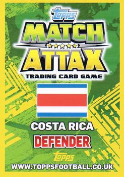 2014 Topps Match Attax World Stars #64 Giancarlo Gonzalez Back