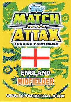 2014 Topps Match Attax World Stars #88 Andros Townsend Back
