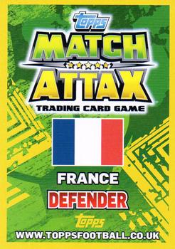 2014 Topps Match Attax World Stars #107 Patrice Evra Back