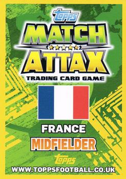2014 Topps Match Attax World Stars #111 Blaise Matuidi Back