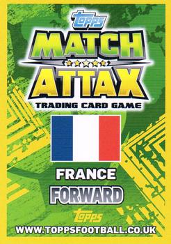 2014 Topps Match Attax World Stars #114 Olivier Giroud Back