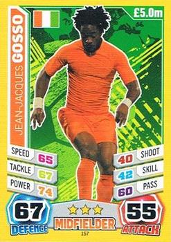 2014 Topps Match Attax World Stars #157 Jean-Jacques Gosso Front