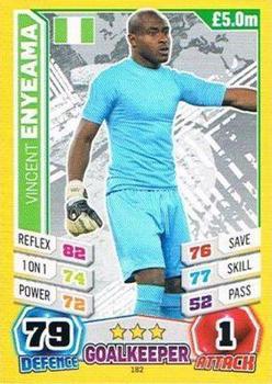 2014 Topps Match Attax World Stars #182 Vincent Enyeama Front