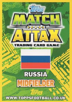 2014 Topps Match Attax World Stars #199 Viktor Fayzulin Back