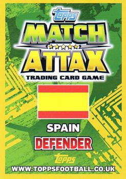 2014 Topps Match Attax World Stars #208 Jordi Alba Back